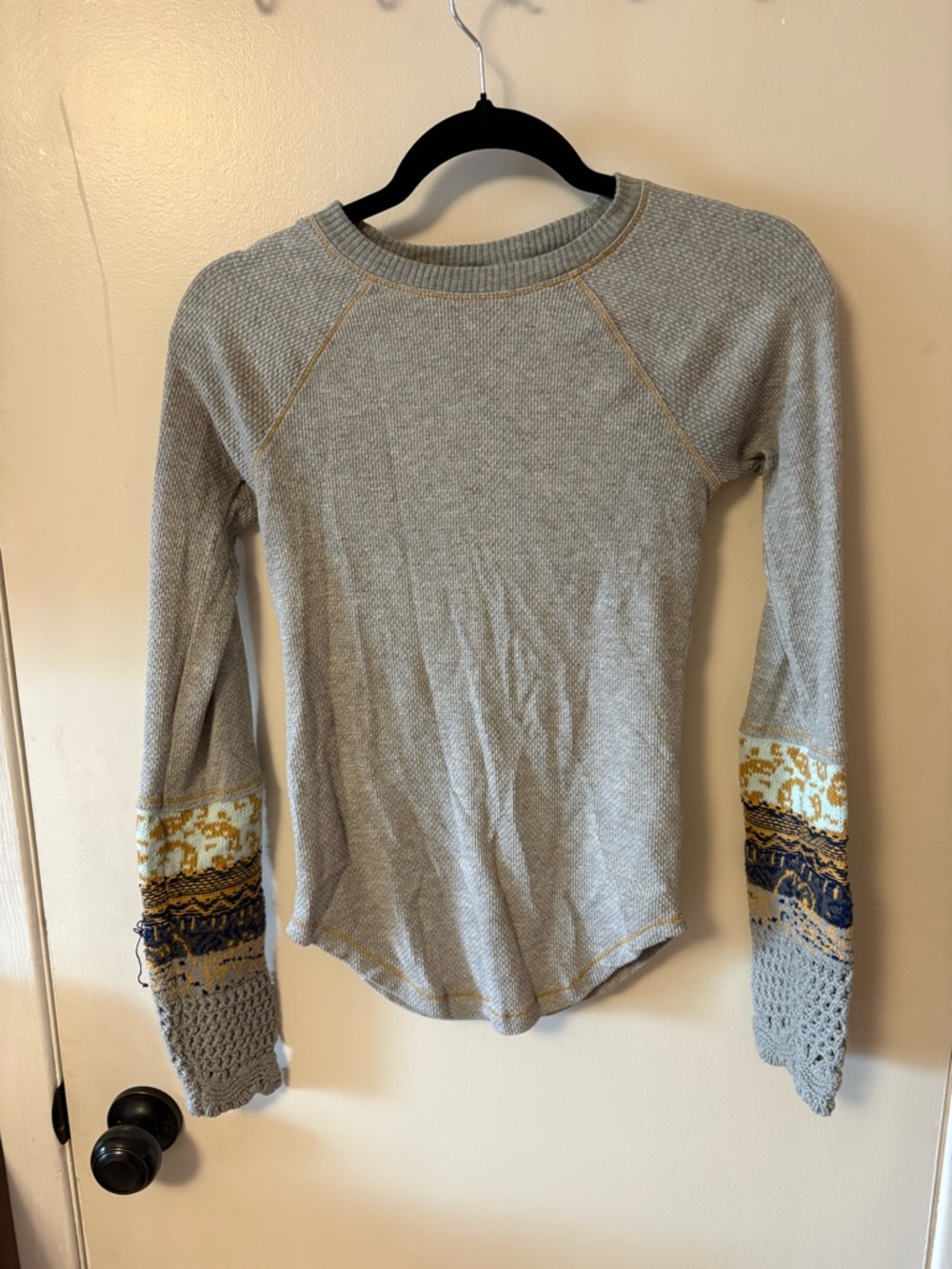 Free People Thermal with Knit Cuff